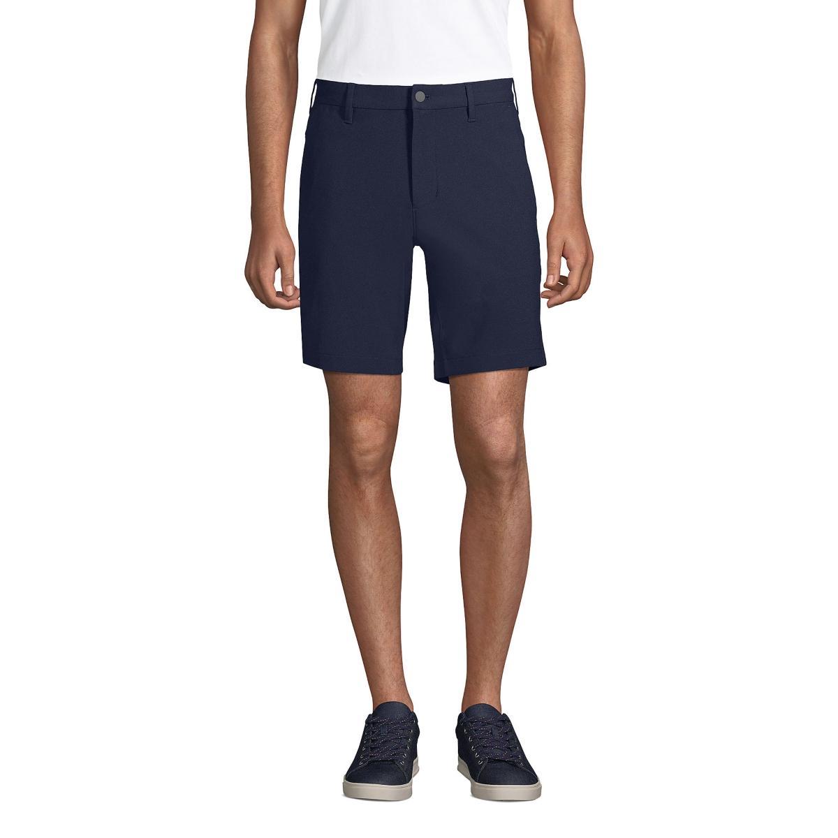 Lands End Mens Straight Fit Flex Performance Chino Shorts Product Image