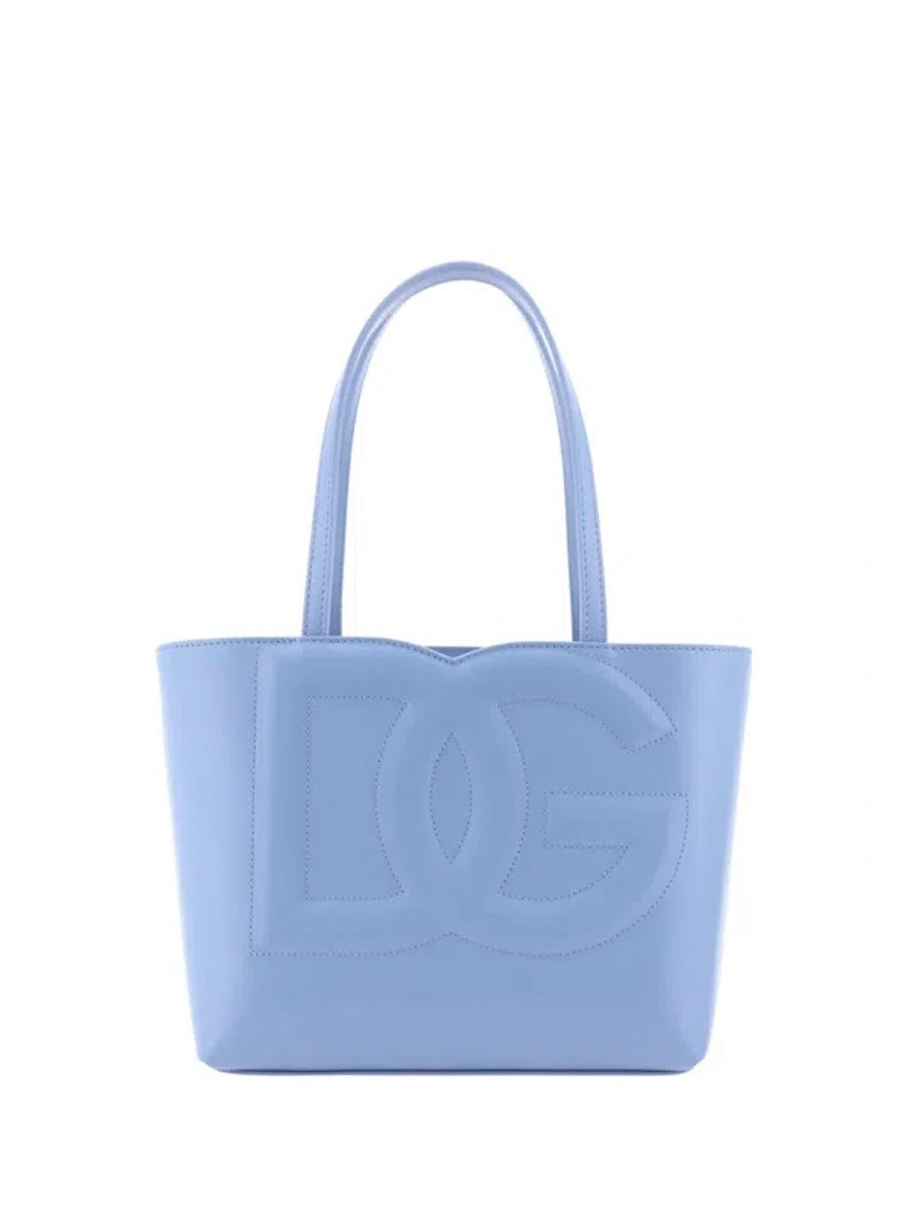 Shopping Bag In Blue Product Image