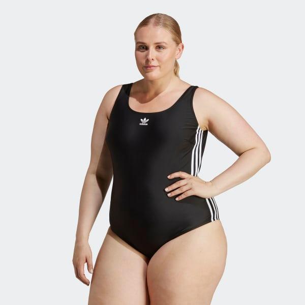 Adicolor 3-Stripes Swimsuit (Plus Size) Product Image