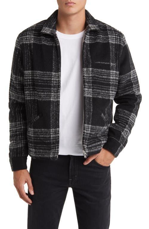 AllSaints Phoenix Plaid Zip-Up Shirt Jacket Product Image