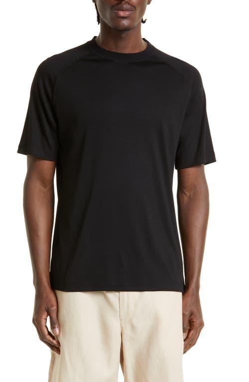 ZEGNA High Performance Short Sleeve Wool T-Shirt Product Image