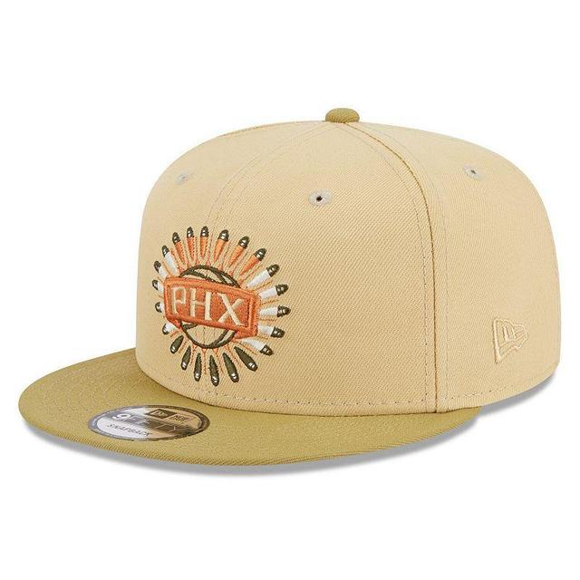 Mens New Era Khaki/Tan Phoenix Suns Green Collection Repreve 9FIFTY Snapback Hat Product Image