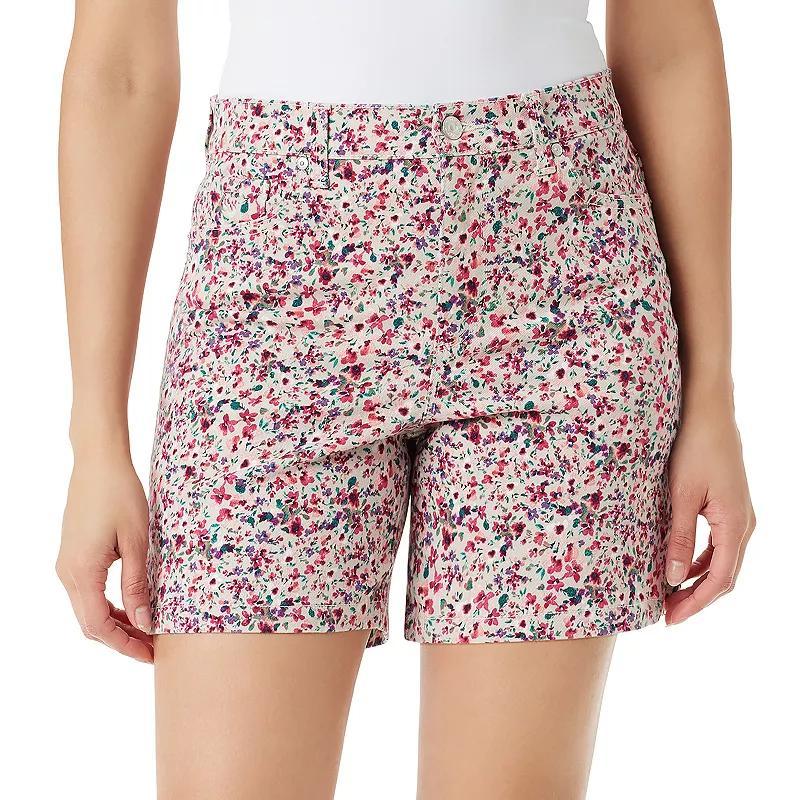 Petite Gloria Vanderbilt Amanda Shorts, Womens Product Image