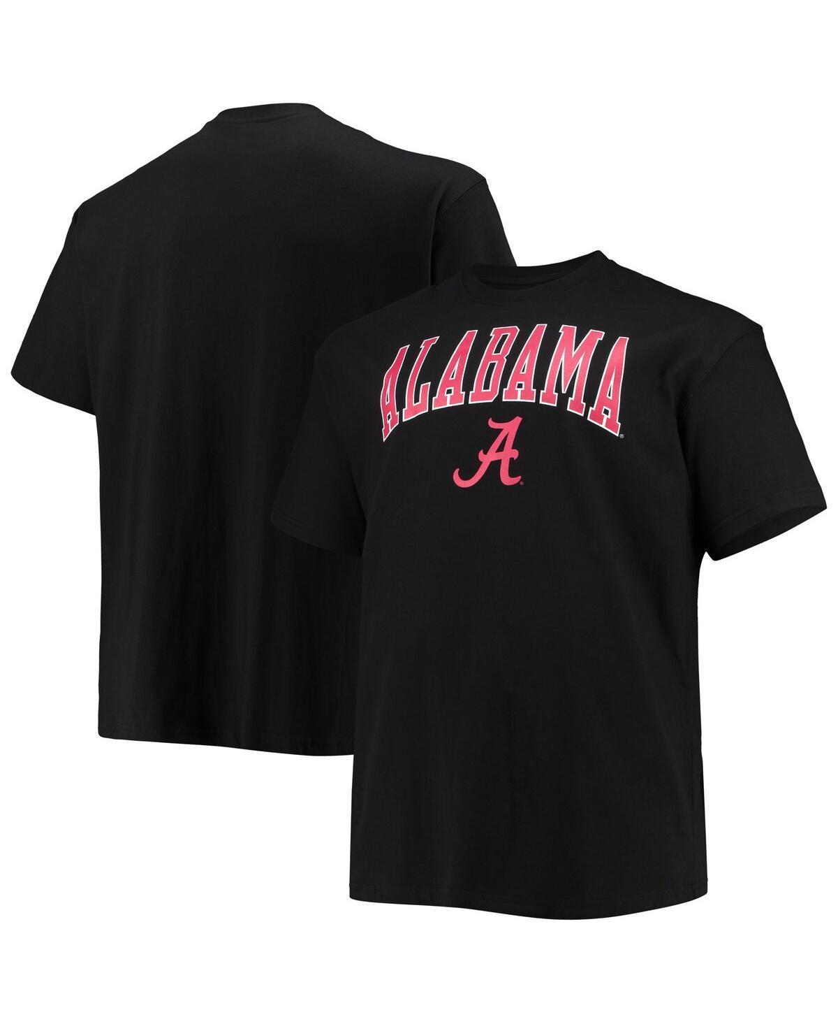 Mens Champion Black Alabama Crimson Tide Big and Tall Arch Over Wordmark T-shirt Product Image