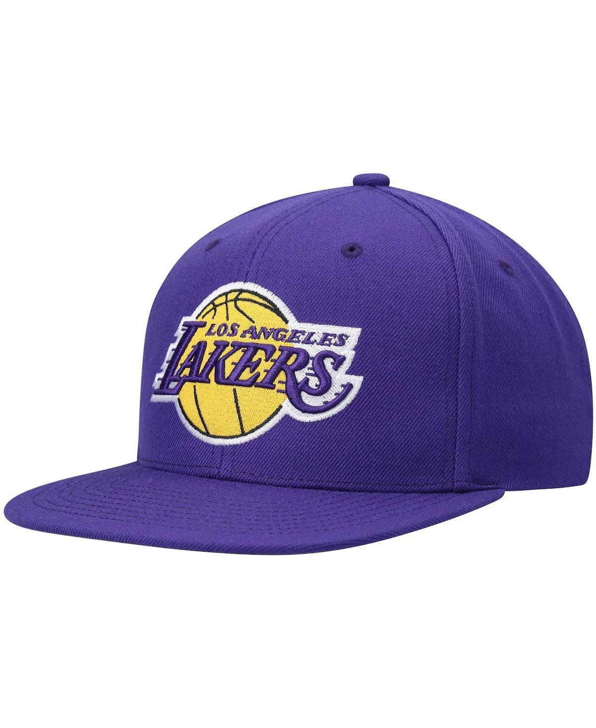 Mens Mitchell & Ness Los Angeles Lakers Ground 2.0 Snapback Hat Product Image