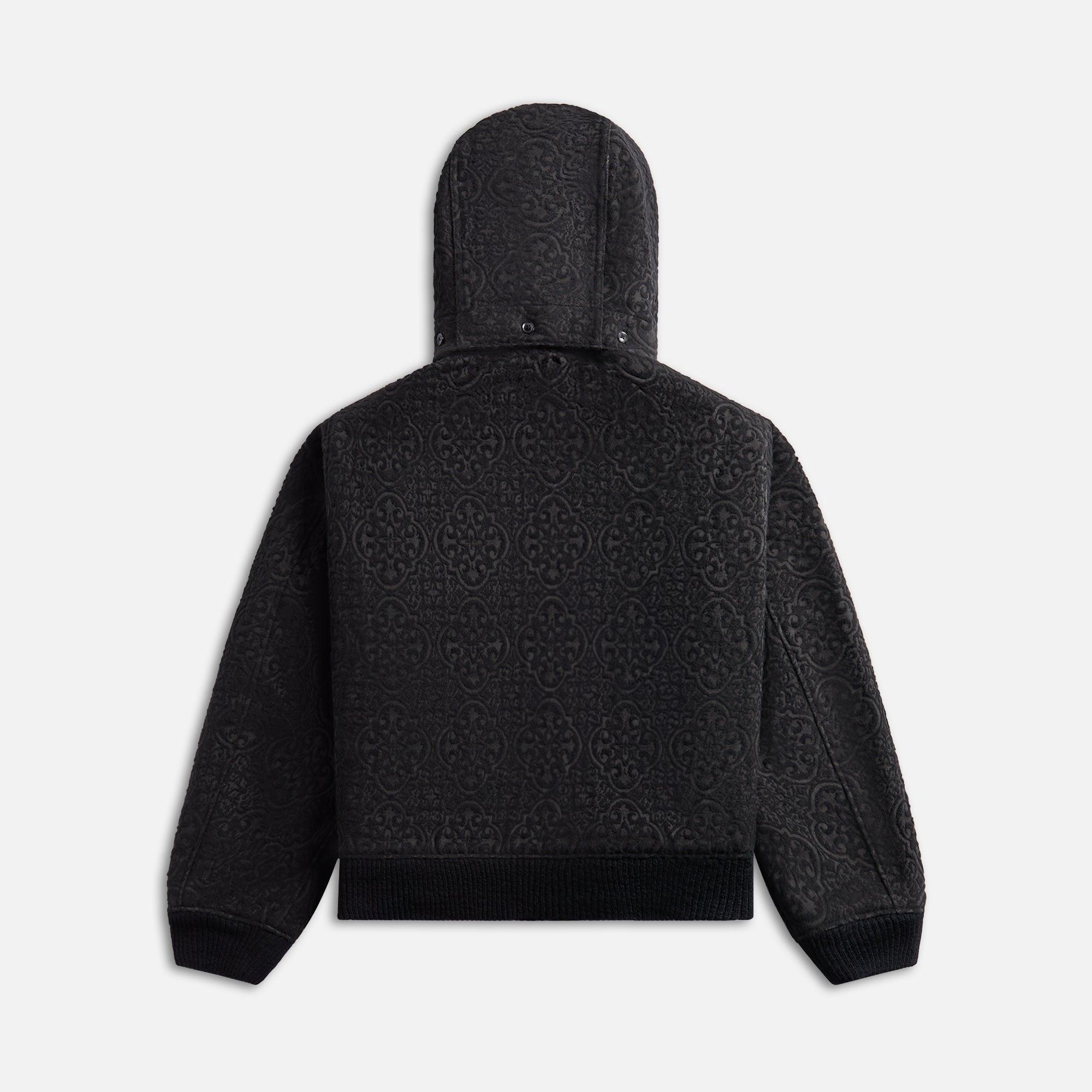 Engineered Garments Ll Jacket Black Crest Flocked Jacquard - Black Male Product Image