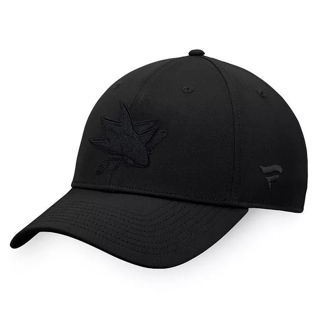 Mens Fanatics Black San Jose Sharks Authentic Pro Road Snapback Hat Product Image