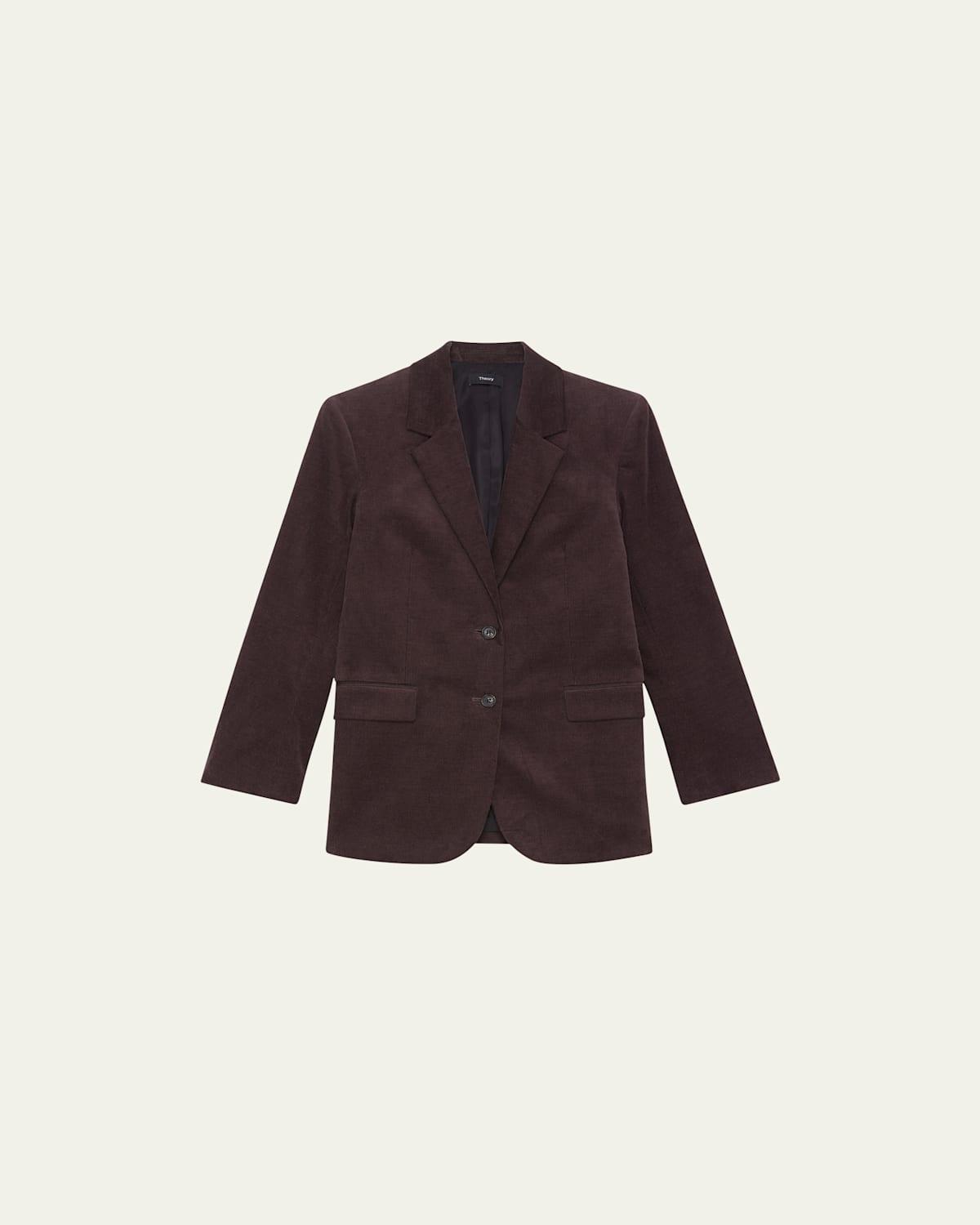 Slim Tailored Wool-Blend Jacket Product Image