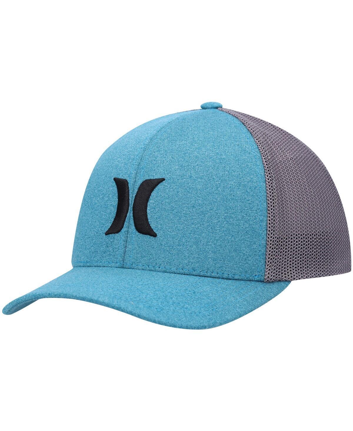 Mens Hurley Teal Icon Textures Flex Hat Product Image