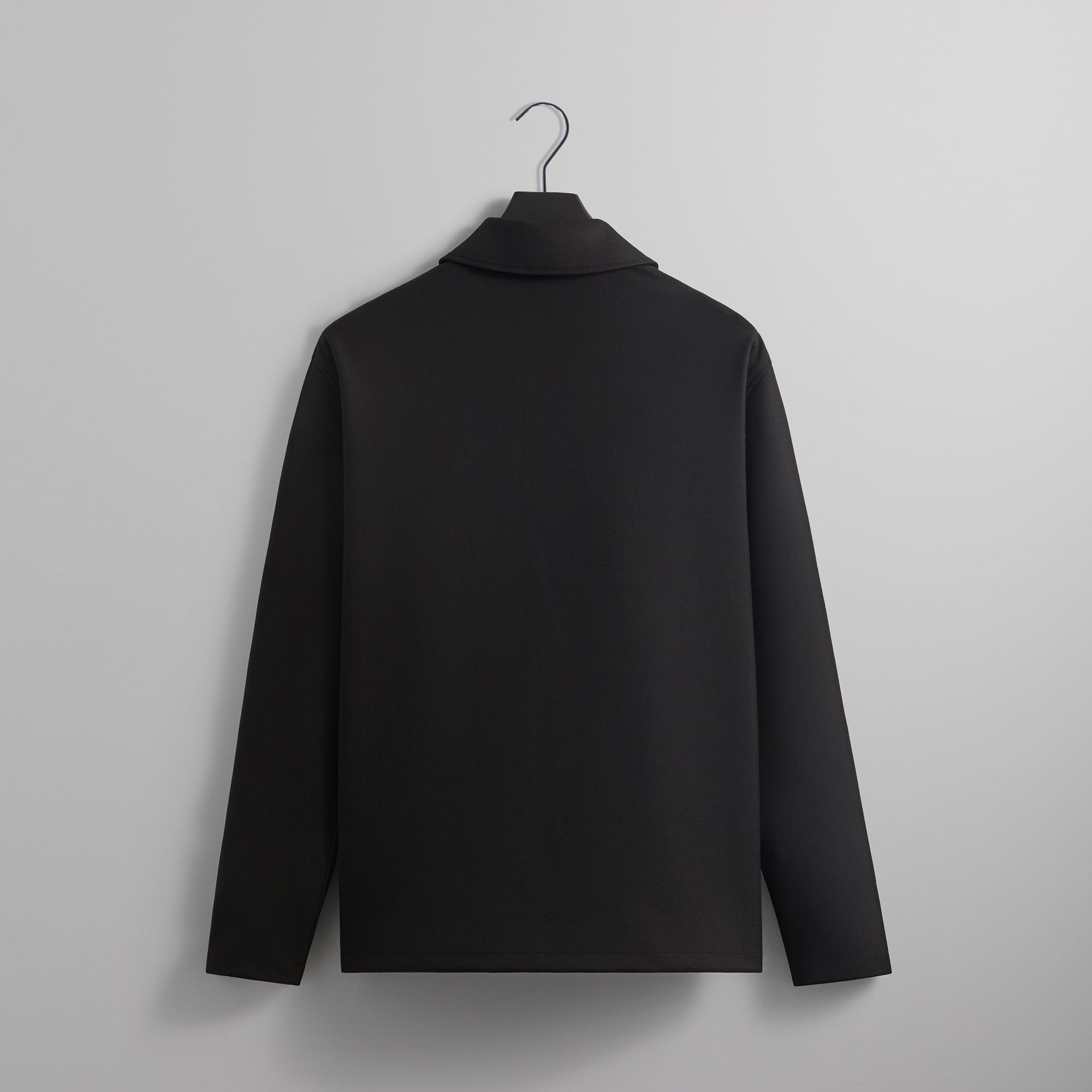 Kith Double Knit Coaches Jacket - Black Male Product Image