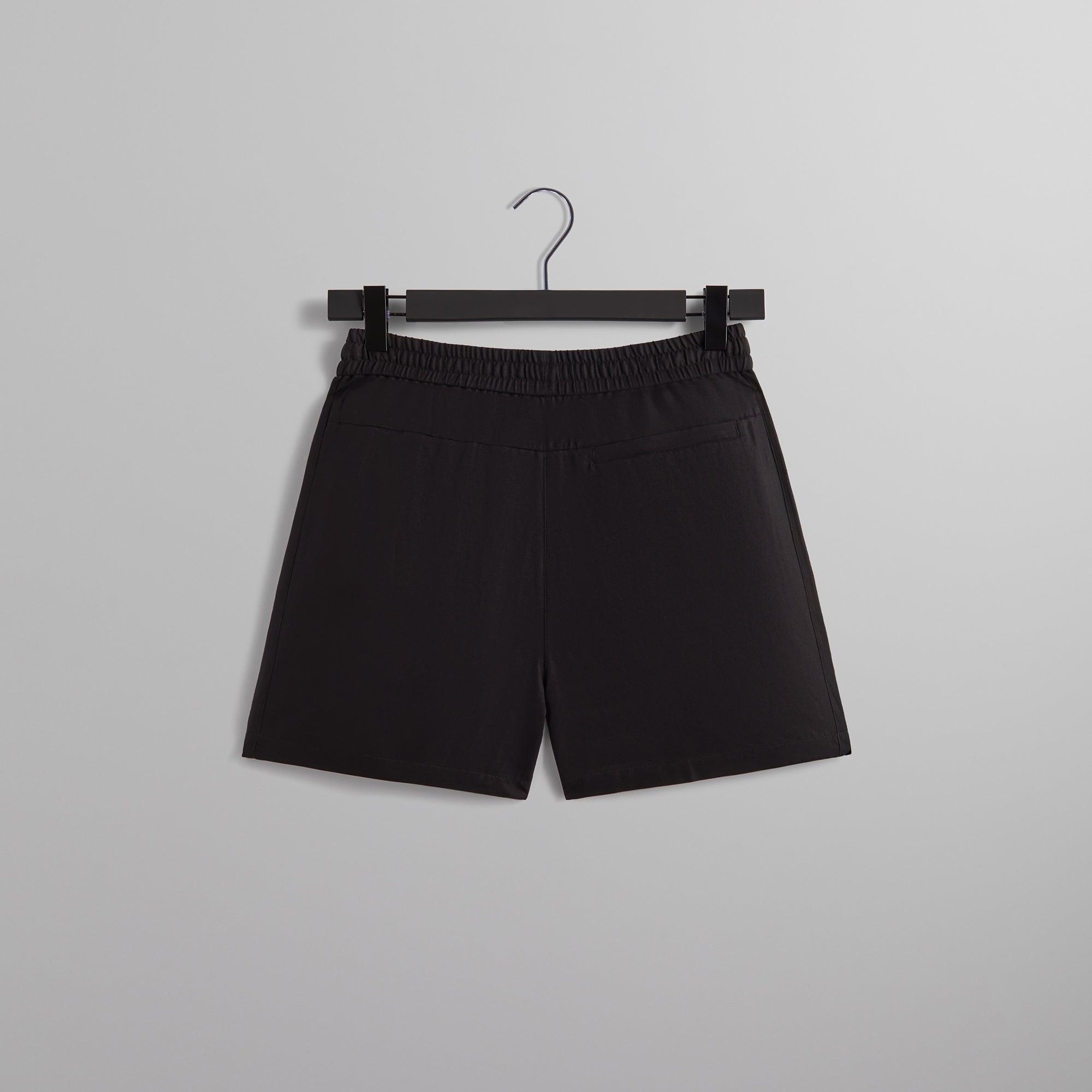 Kith Silk Cotton Active Short - Black Male Product Image