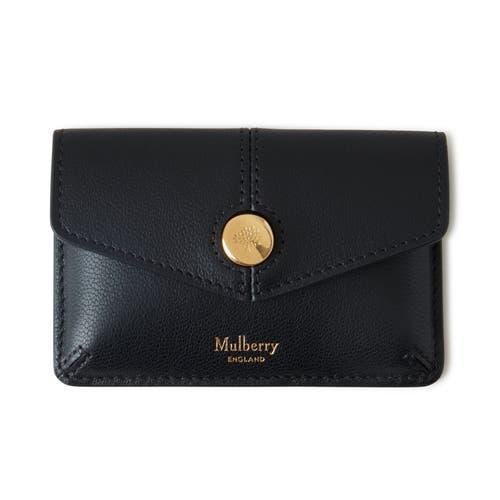 MULBERRY Press Stud Coin Pouch In Black Product Image