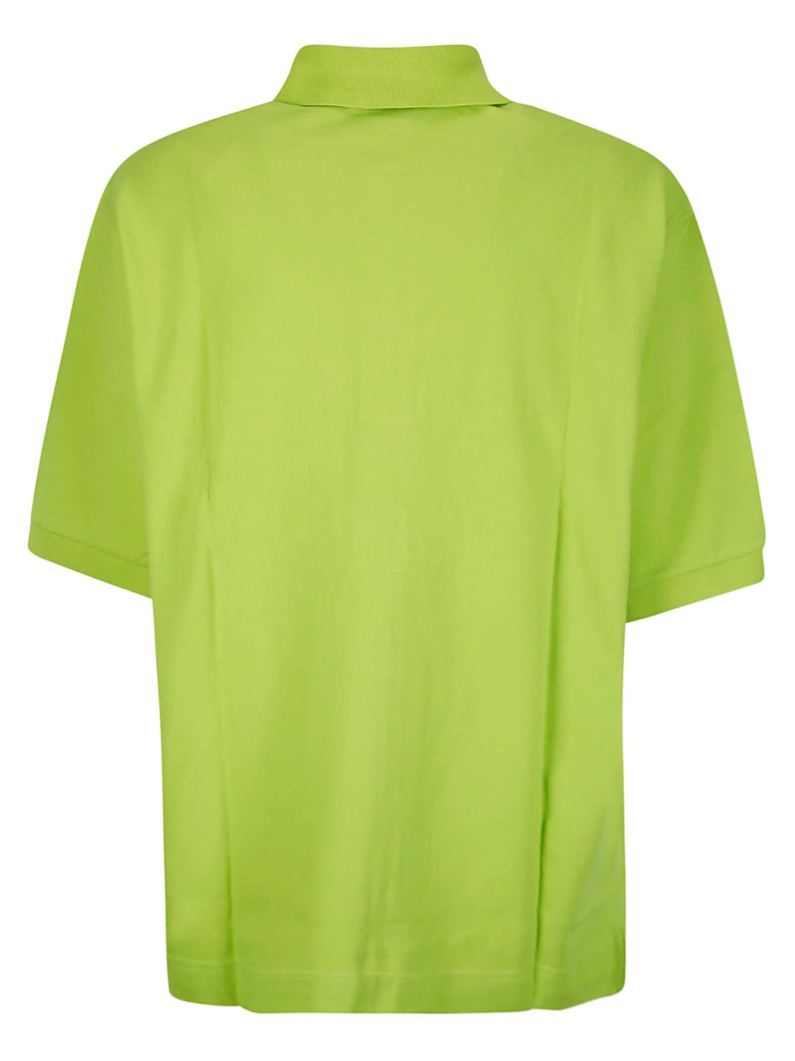 Logo Polo T-shirt In Green Product Image