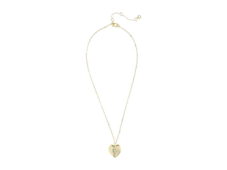 Kate Spade New York J Heart Locket (Clear Necklace Product Image