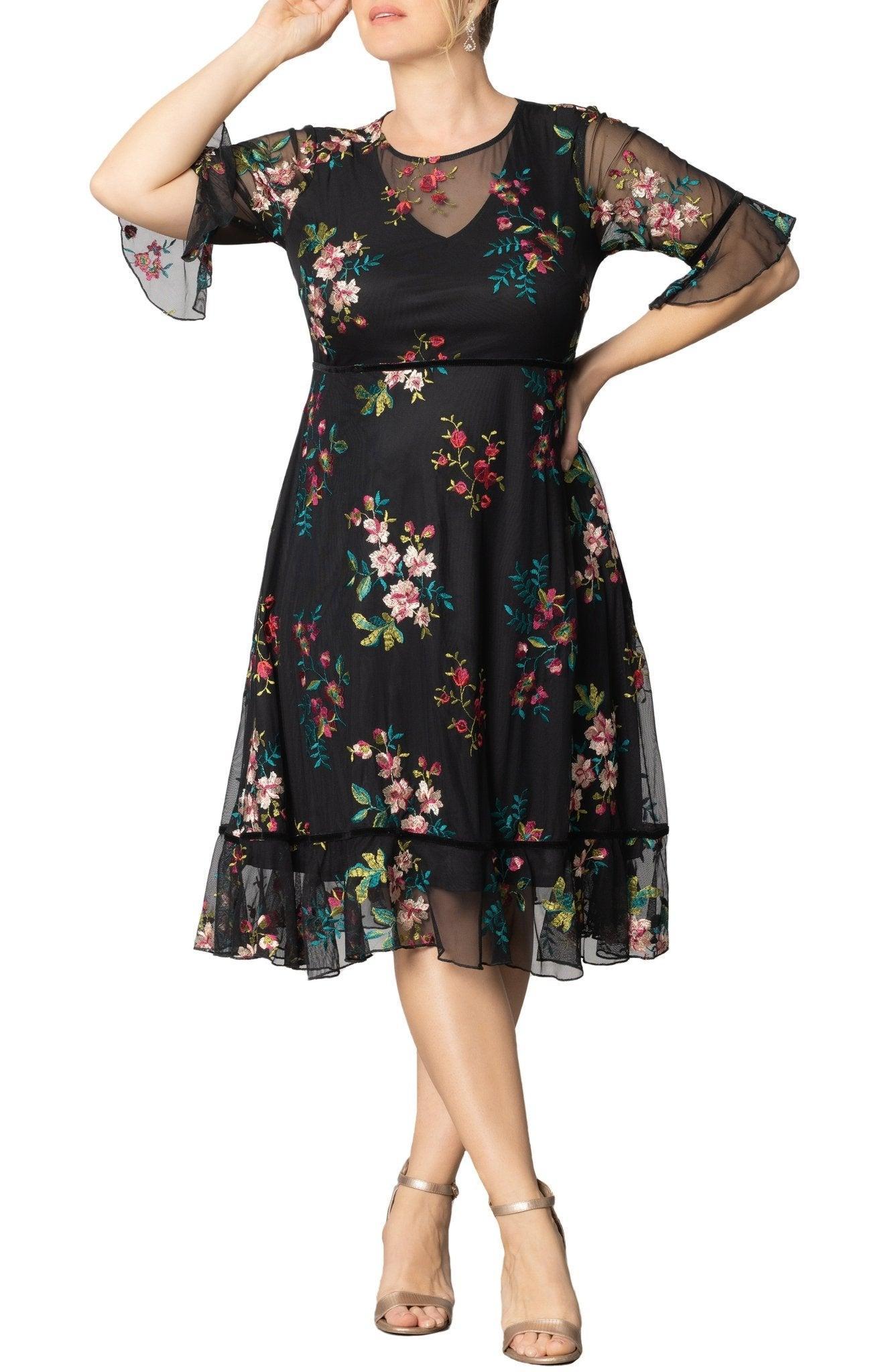 Wildflower Embroidered Dress - Plus Product Image