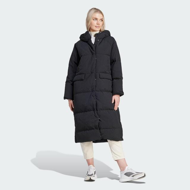 adidas Big Baffle Coat Black XL Womens Product Image