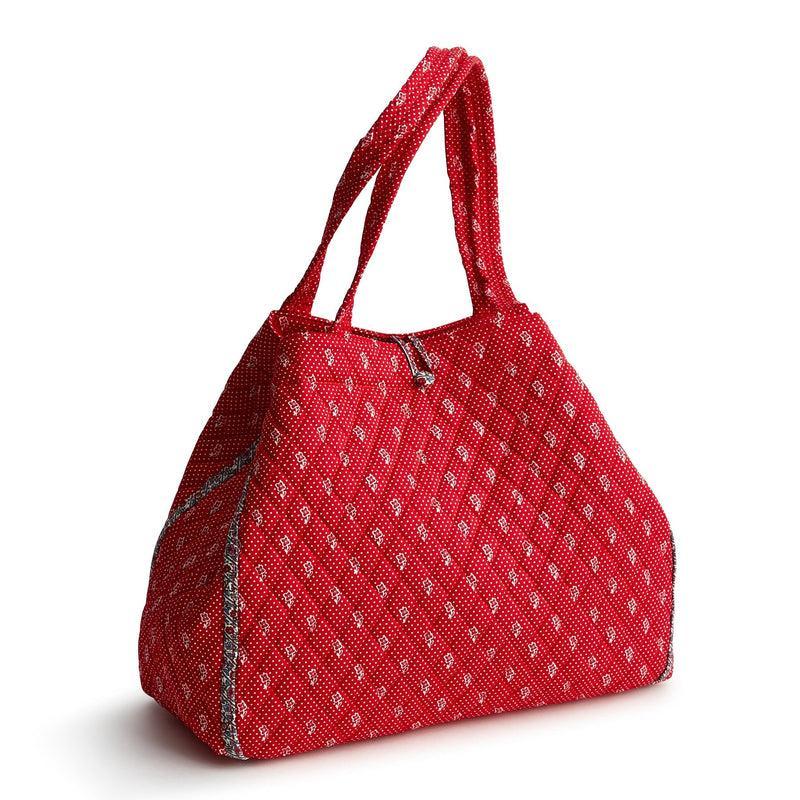 Vera Bradley Hathaway Tote Bag Women in Dotty Floral Red Product Image