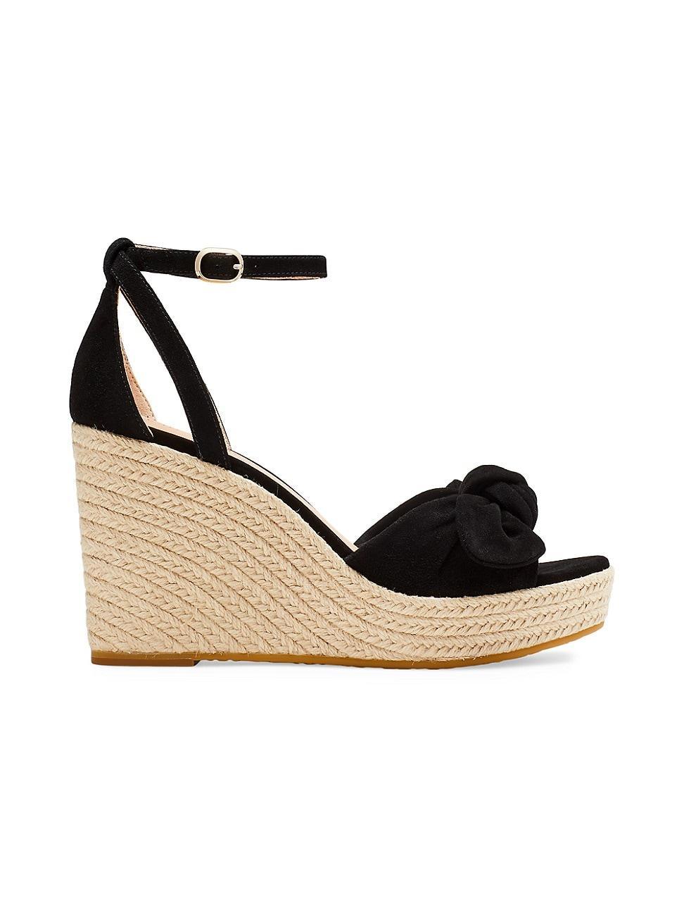 Womens Tianna 88MM Leather Espadrille Wedge Sandals Product Image