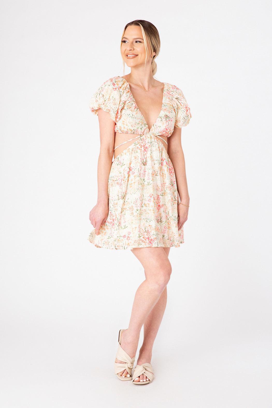 Flirty Floral Passport Dress Product Image