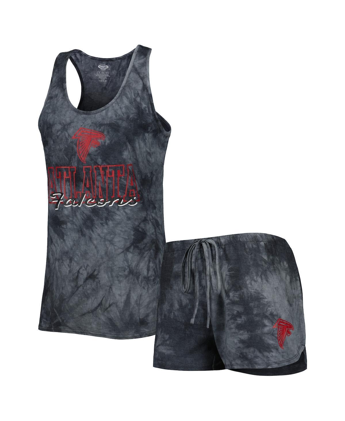 Women's Concepts Sport Charcoal Atlanta Falcons Billboard Scoop Neck Racerback Tank and Shorts Sleep Set Product Image