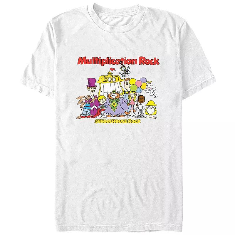 Mens Schoolhouse Rock! Multiplication Rock Graphic Tee Product Image