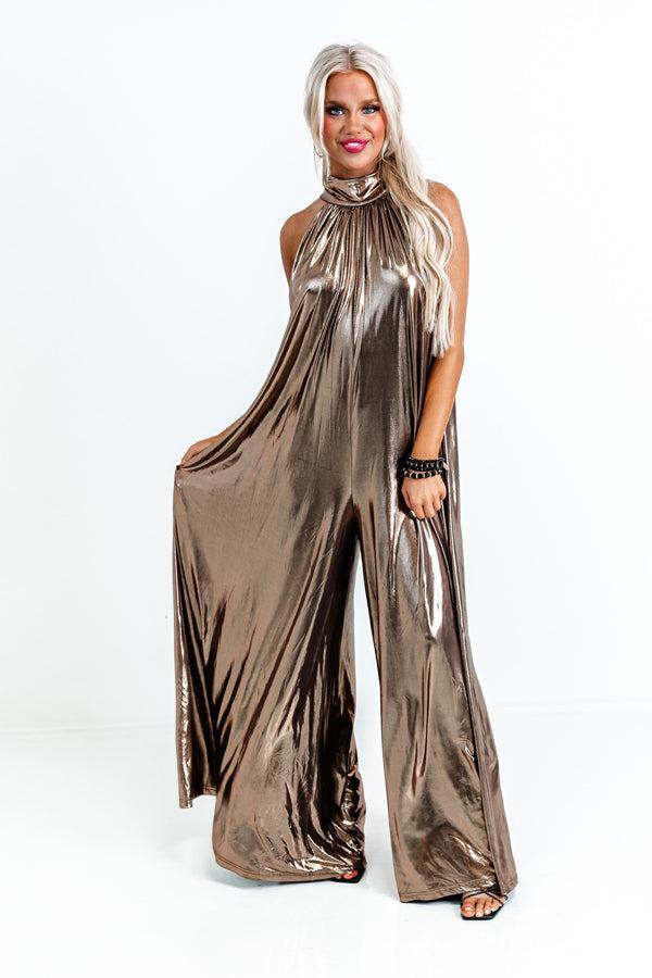 Amazing Views Metallic Jumpsuit Product Image