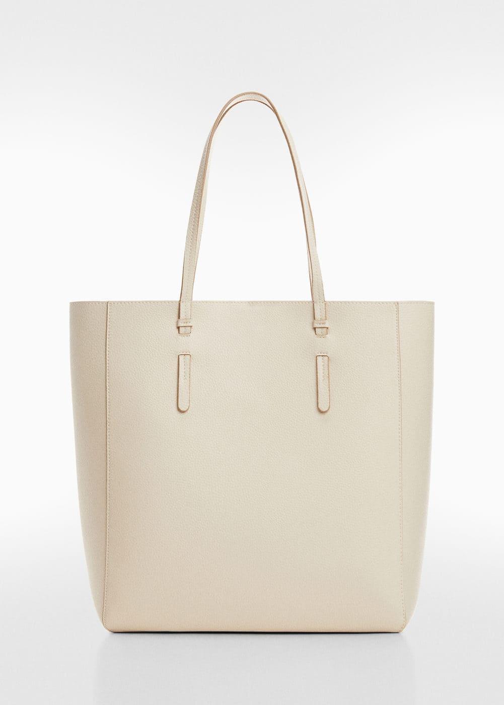 MANGO - Leather-effect shopper bag - One size - Women Product Image