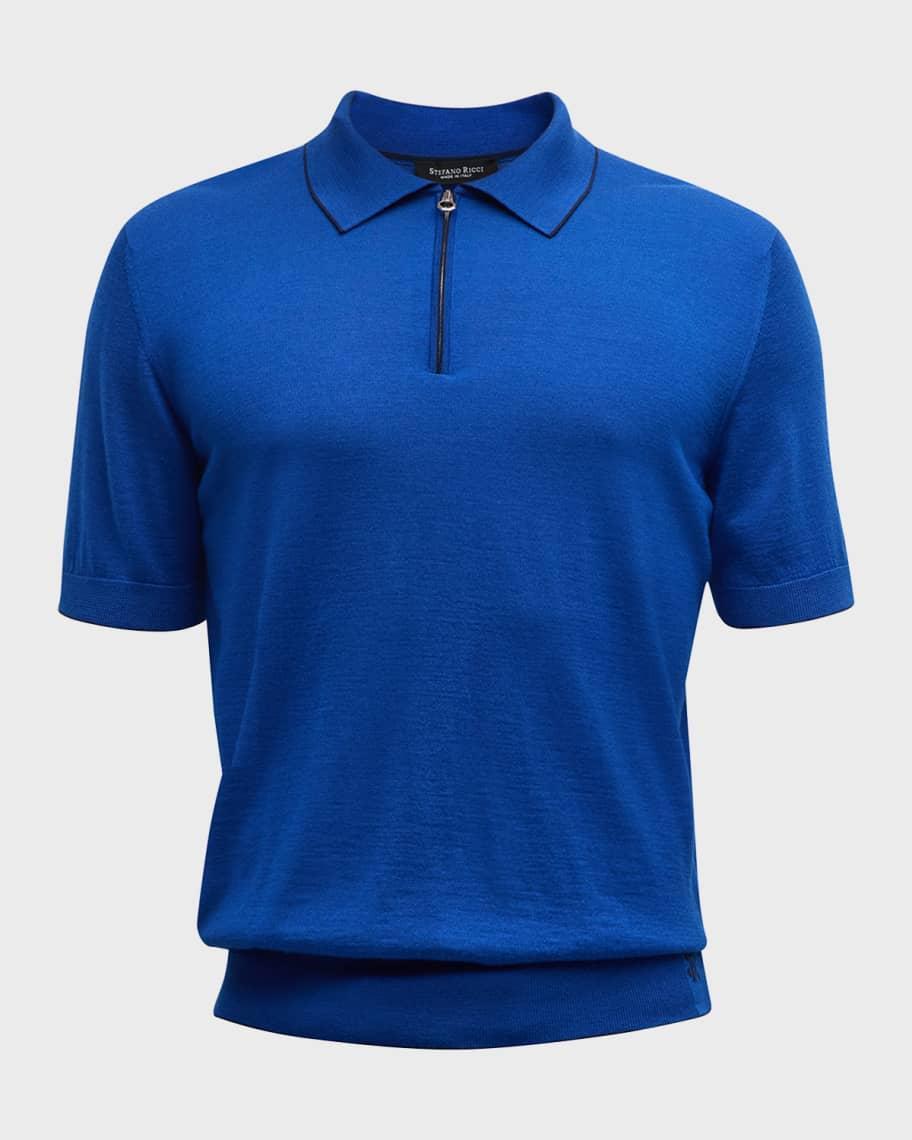 Men's Quarter-Zip Polo Sweater product image