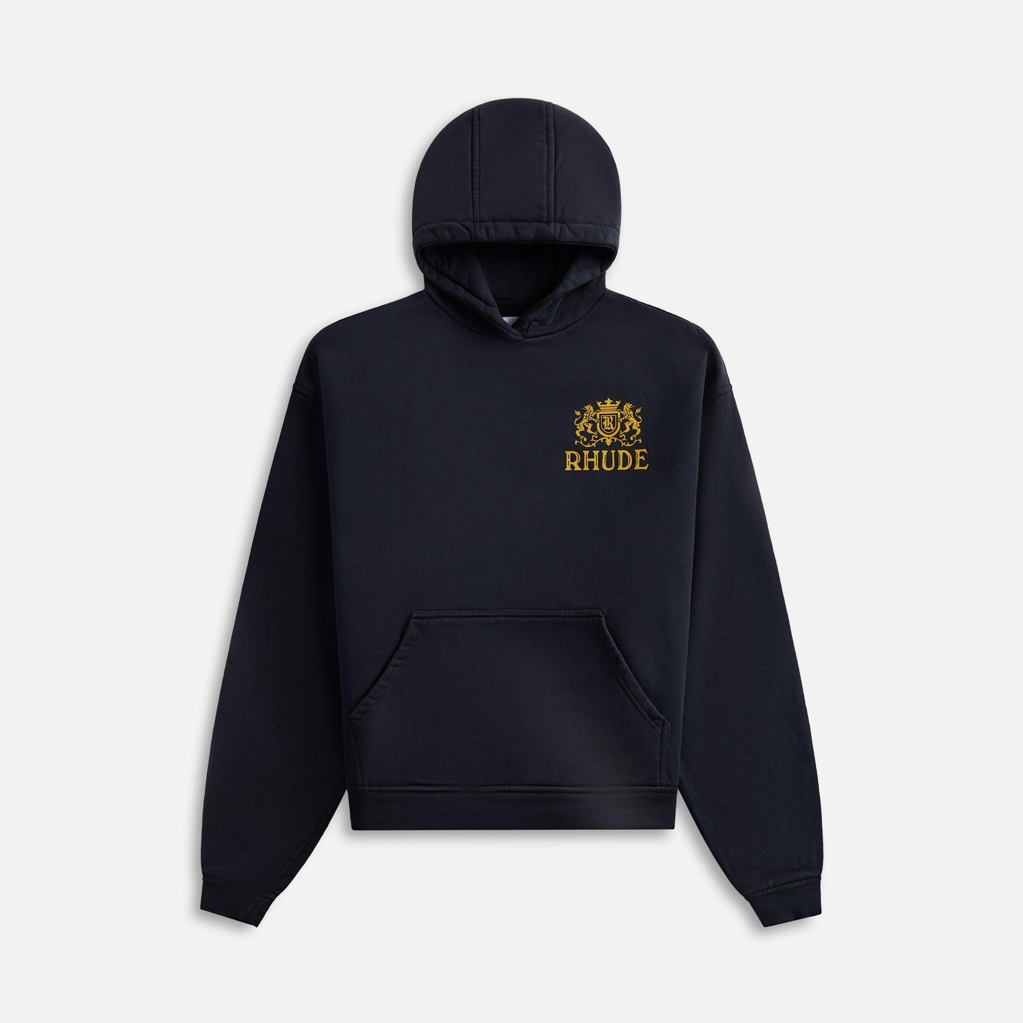 Rhude Cresta Hoodie - Vintage Black Male Product Image