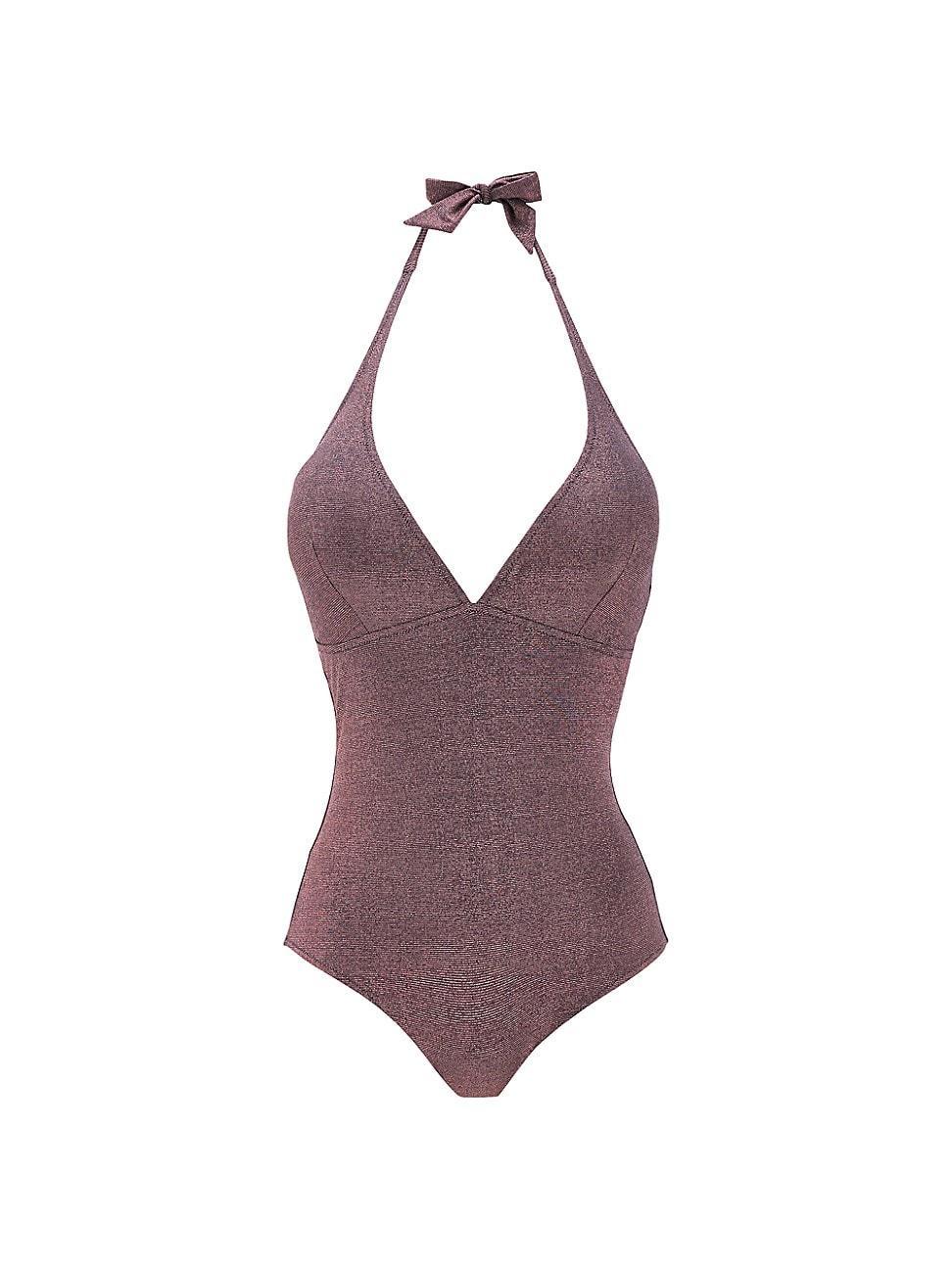 Womens Changeant One-Piece Swimsuit Product Image