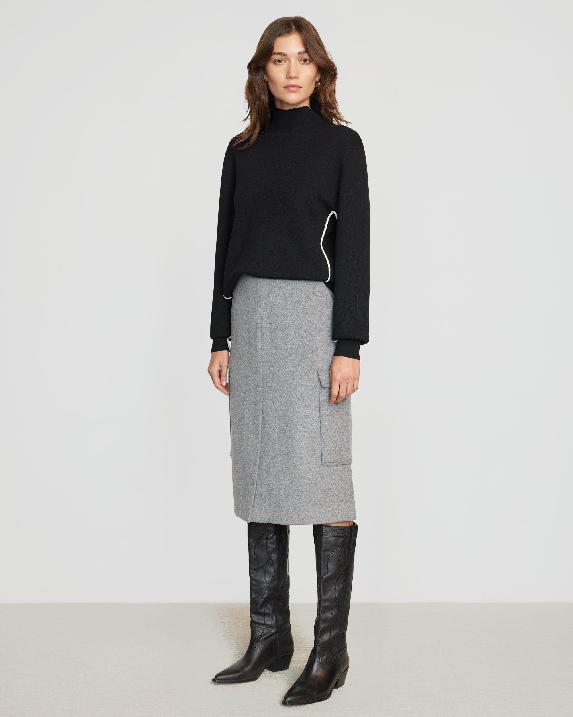 Eileen Wool-Blend Skirt Product Image