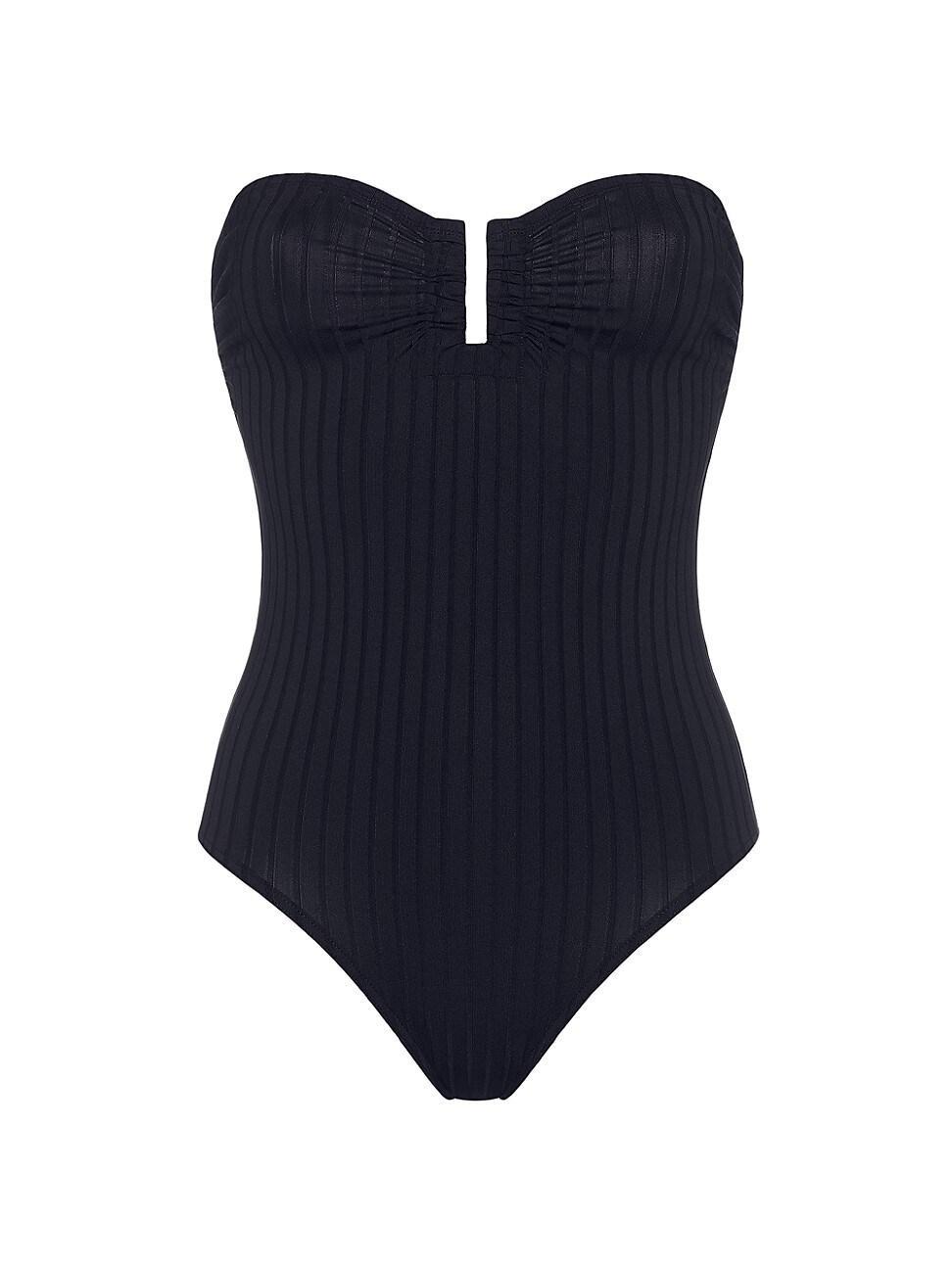 Womens Bossa Nova One-Piece Bustier Swimsuit Product Image