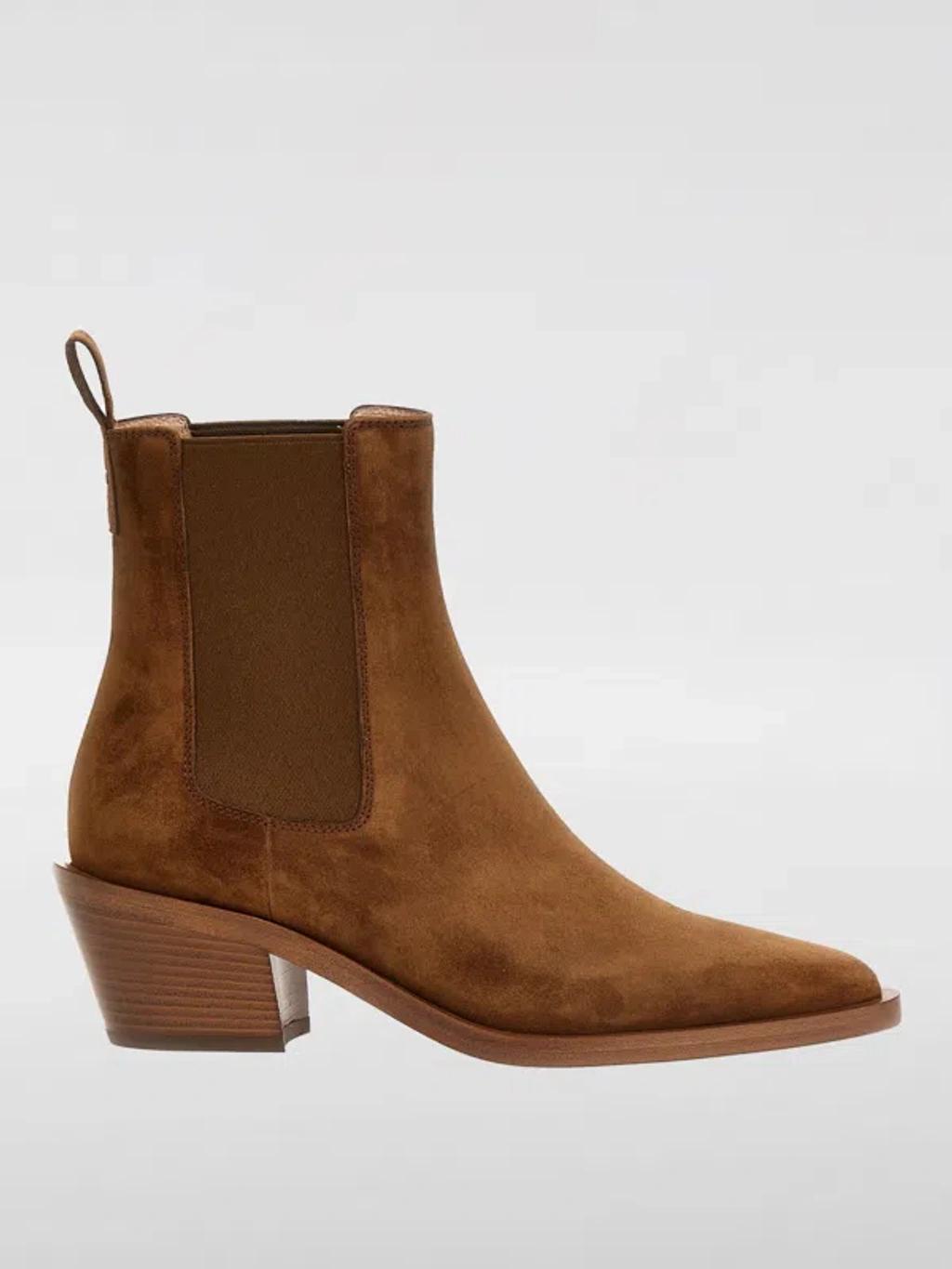 GIANVITO ROSSI Flat Ankle Boots  Woman Color Brown product image