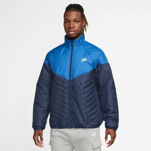 Nike Mens Nike Thermore Fill Midweight Puffer Jacket - Mens Midnight Navy/Game Royal/Sail Product Image