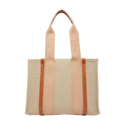 Woody Tote Bag In Brown Product Image