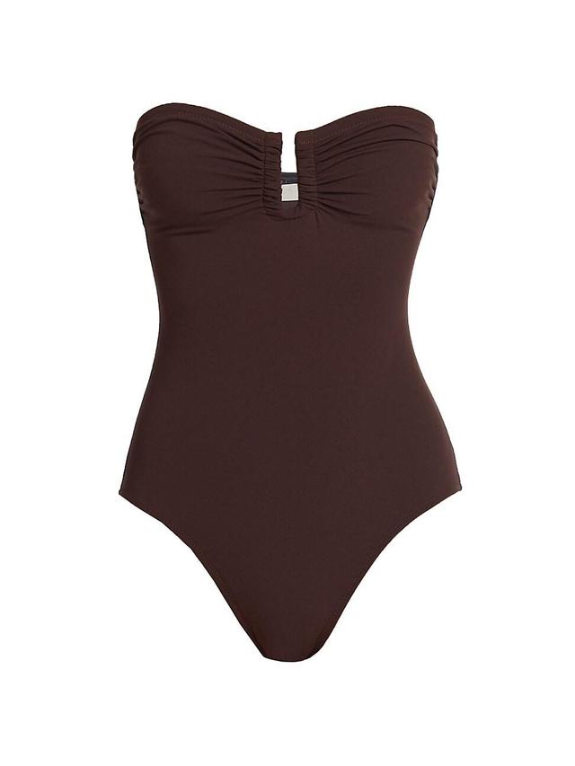 Womens Monterey Maillot Strapless One-Piece Swimsuit Product Image