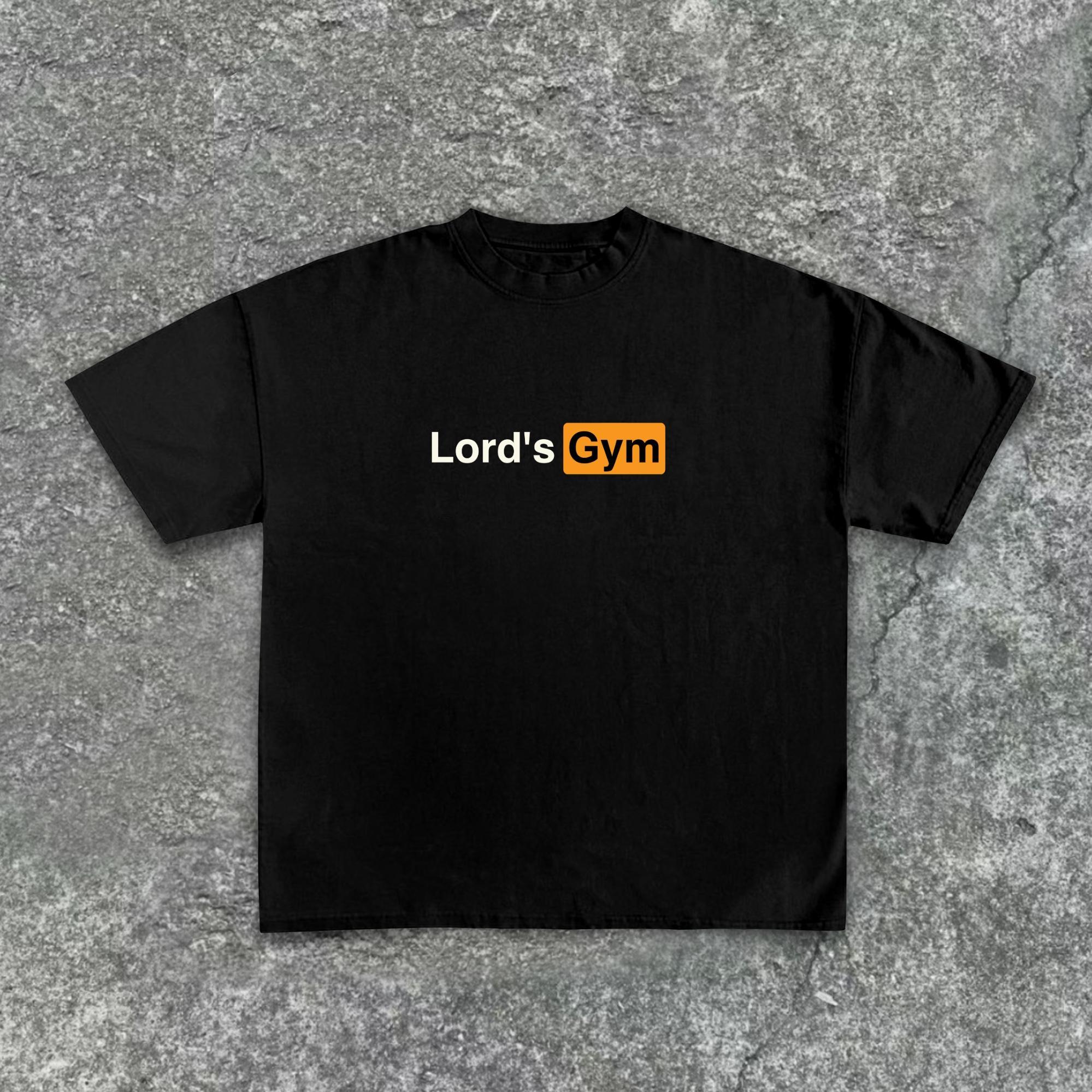 Lord's Gym Pornhub Print Graphic Cotton T-Shirt Product Image