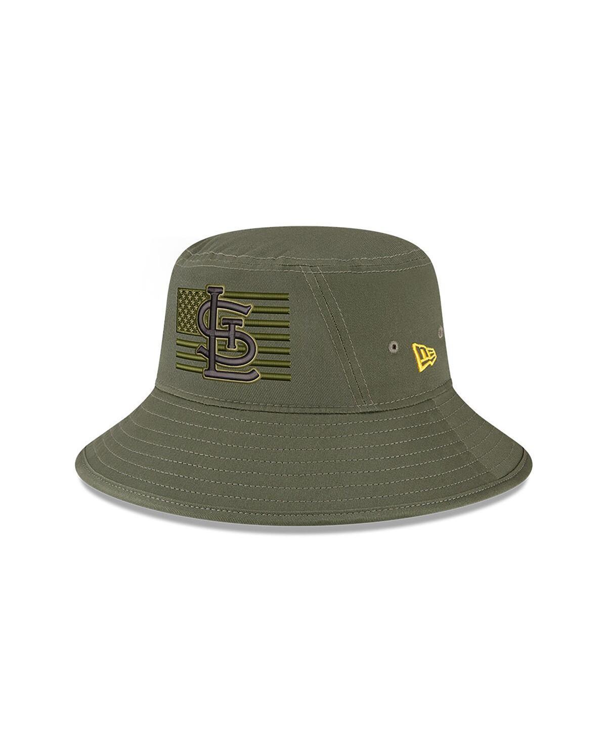 Mens New Era Green St. Louis Cardinals 2023 Armed Forces Day Bucket Hat Product Image