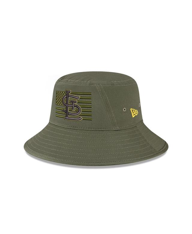 Mens New Era Green St. Louis Cardinals 2023 Armed Forces Day Bucket Hat Product Image