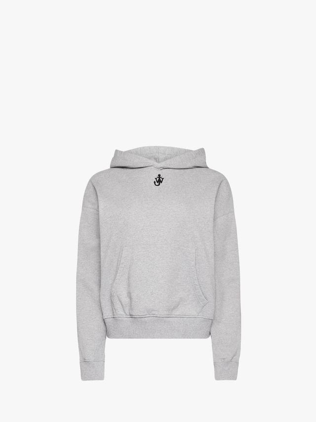 ANCHOR LOGO CROPPED HOODIE in grey | JW Anderson US  Product Image