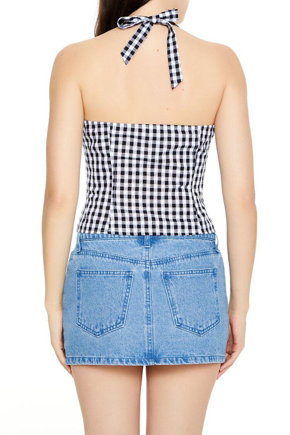 Gingham Sweetheart Halter Top | Forever 21 Product Image