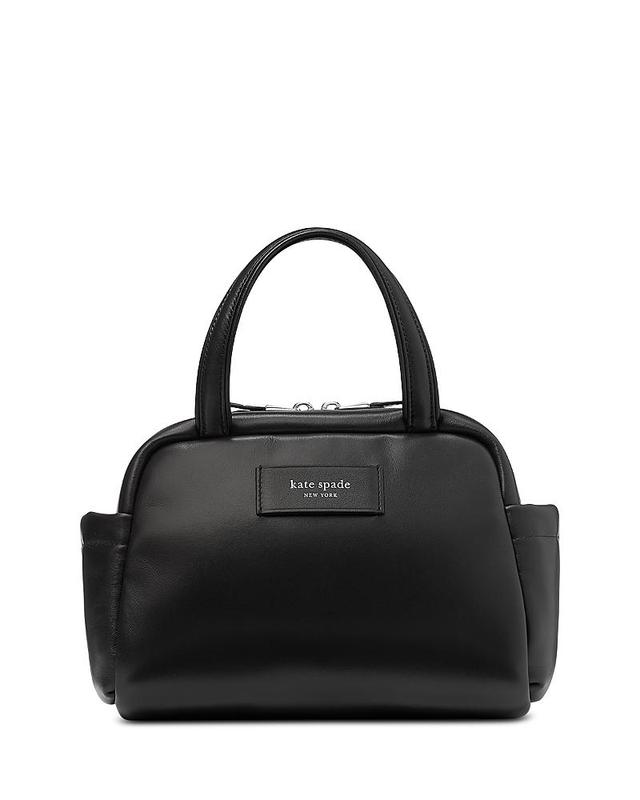 kate spade new york Puffed Smooth Leather Satchel Product Image