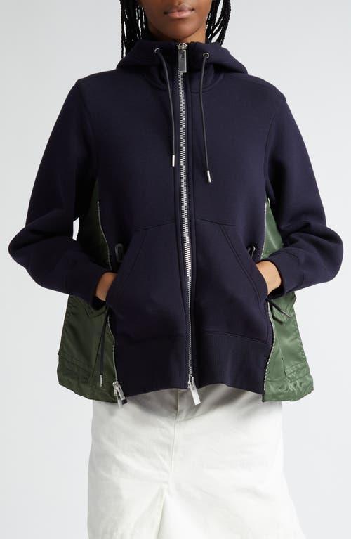 Sacai MA-1 Side Gusset Sponge Hoodie Product Image