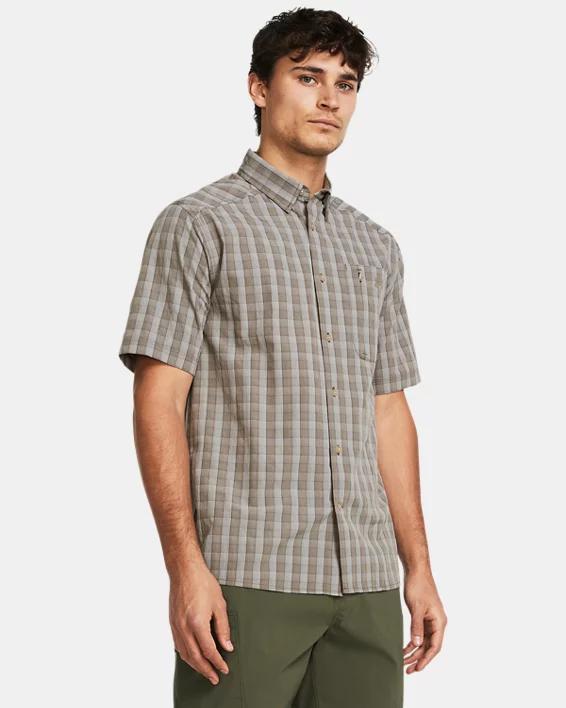 Mens UA Drift Tide 2.0 Plaid Short Sleeve Product Image