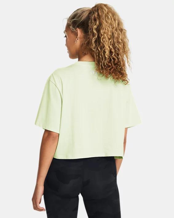 Women's UA Boxy Crop Logo Short Sleeve Product Image