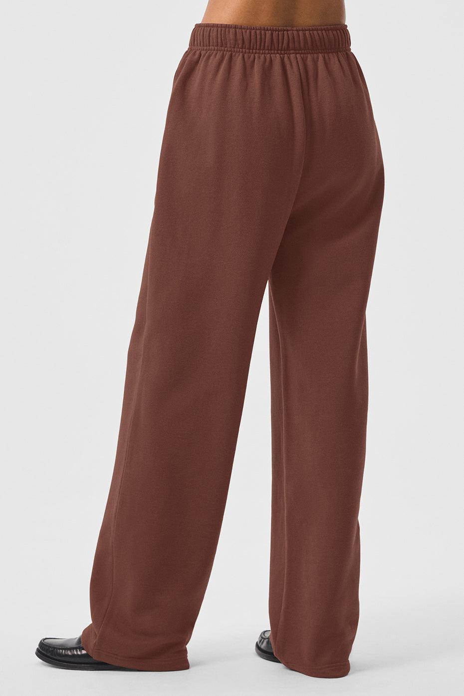 Accolade Straight Leg Sweatpant - Chestnut Female Product Image