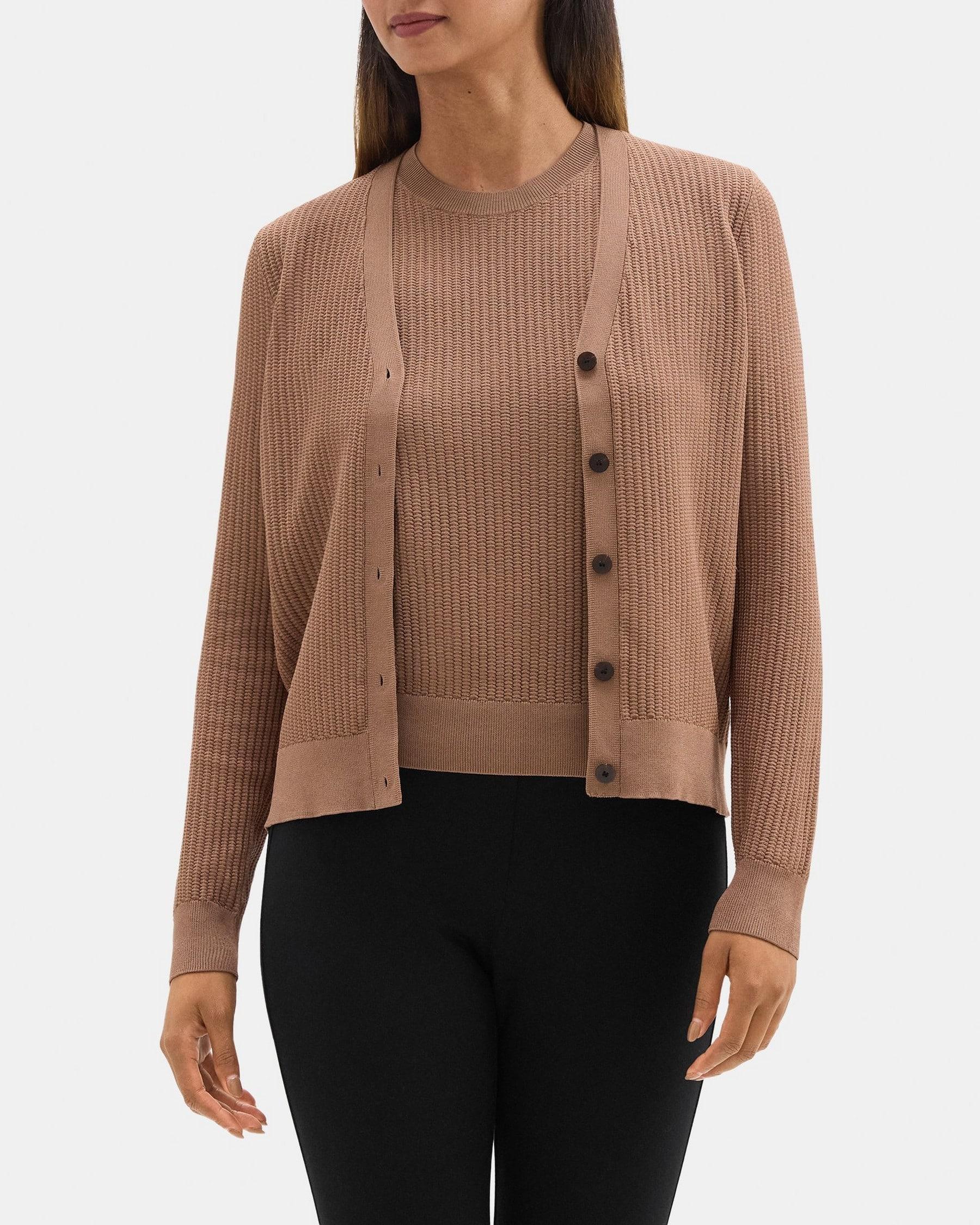 V-Neck Cardigan in Viscose-Blend product image