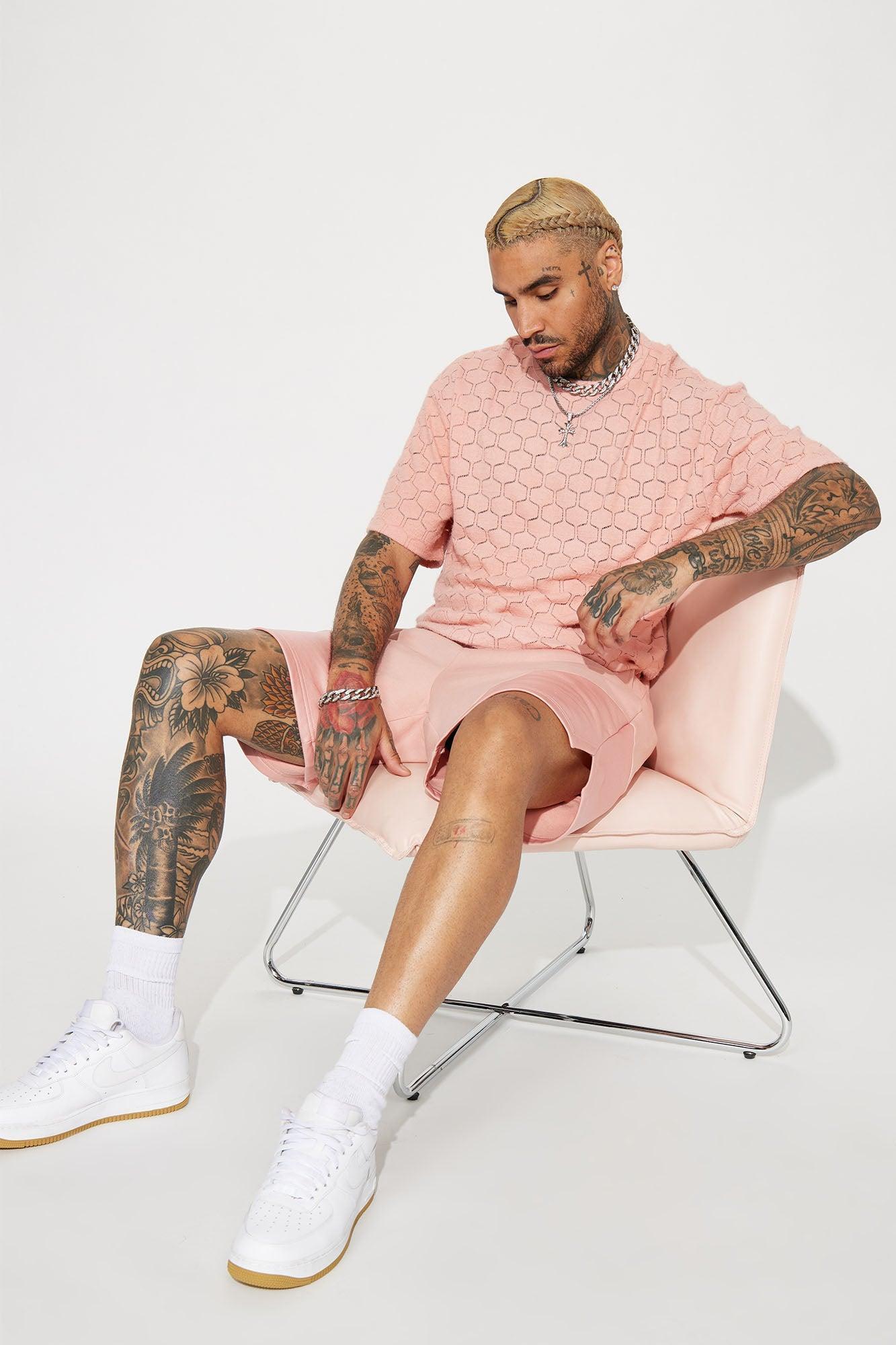 Because I Feel Like it Short Sleeve Crew Tee - Mauve Product Image