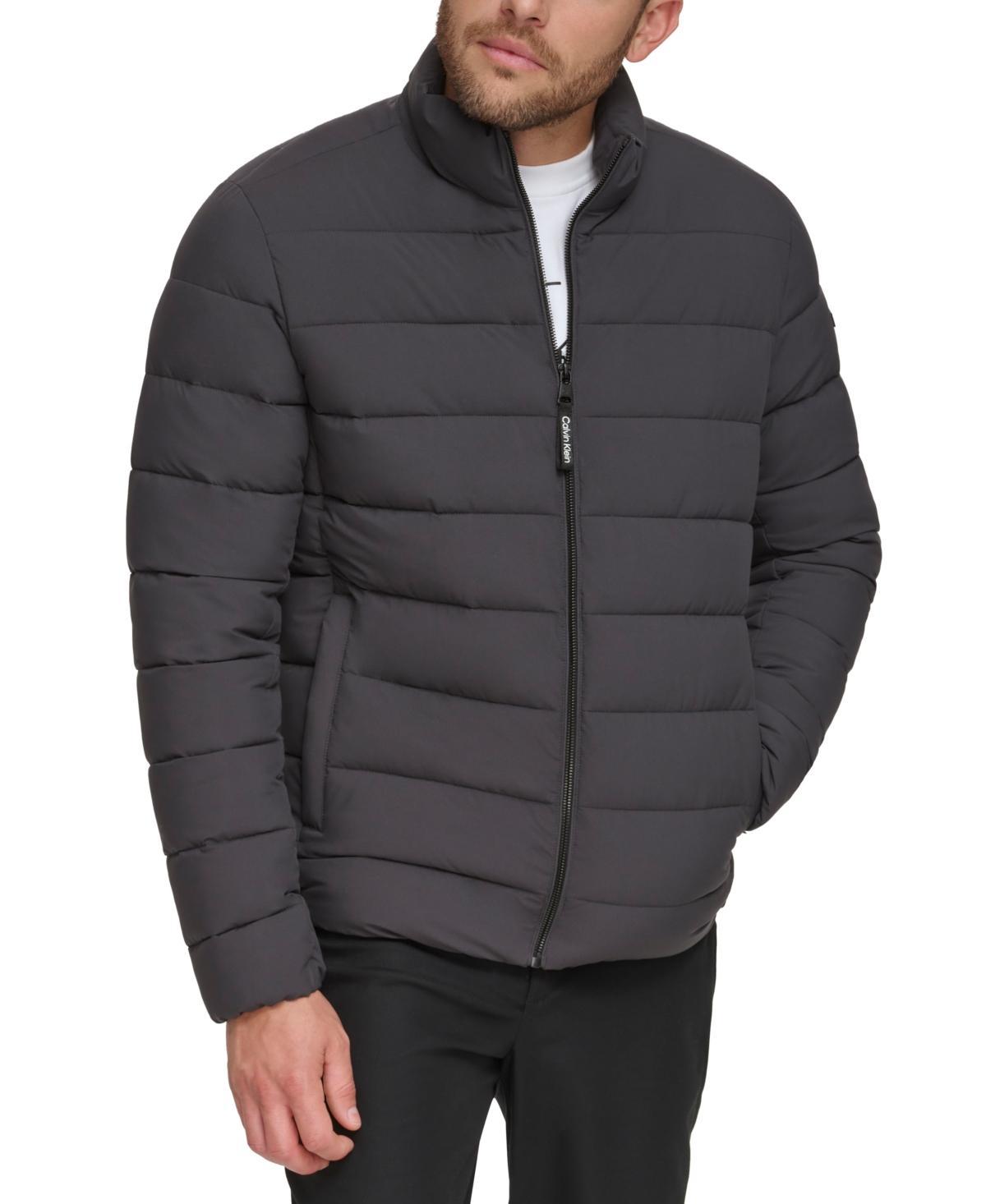 Calvin Klein Mens Quilted Infinite Stretch Water-Resistant Puffer Jacket Product Image