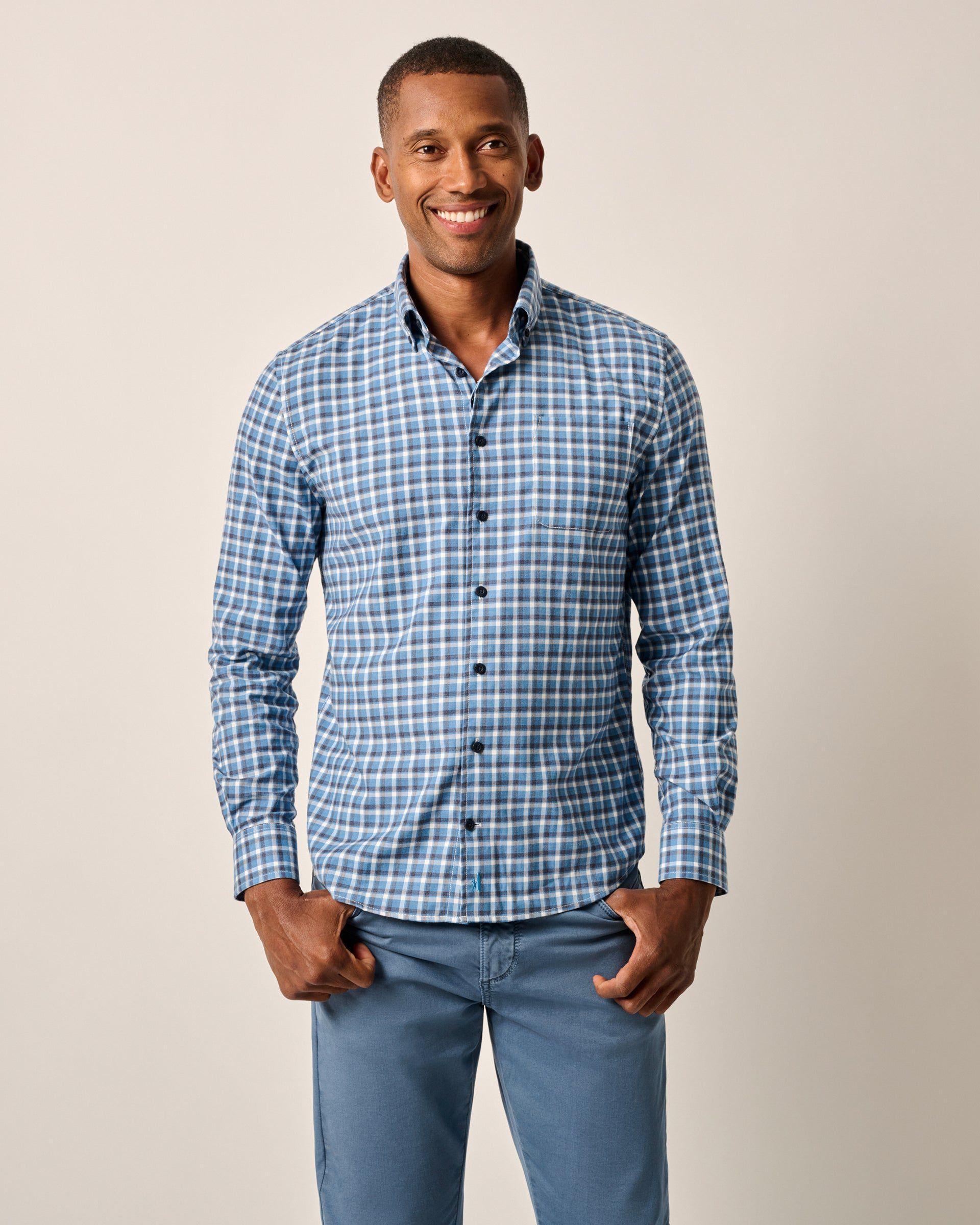 Hangin' Out Performance Button Up Shirt - Tally Male Product Image